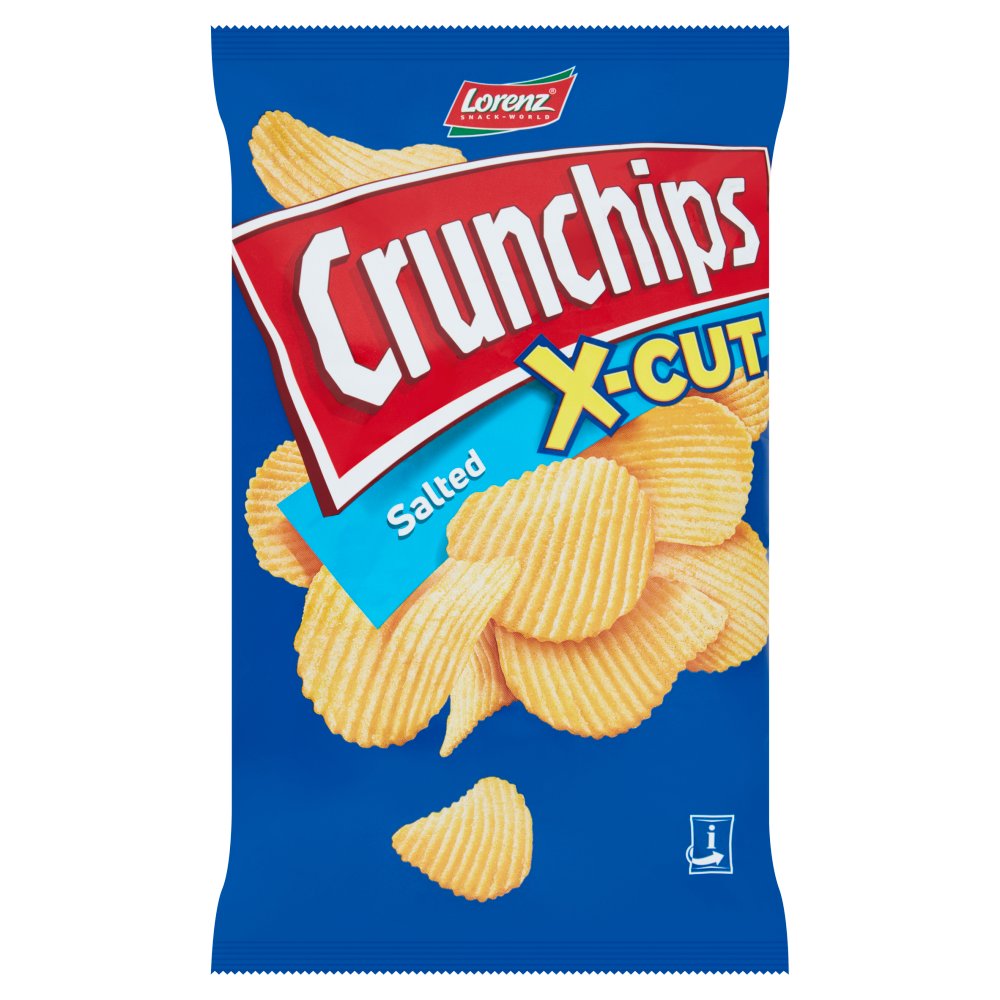 Lorenz Snack-World X-Cut Crunchips Salted 85g