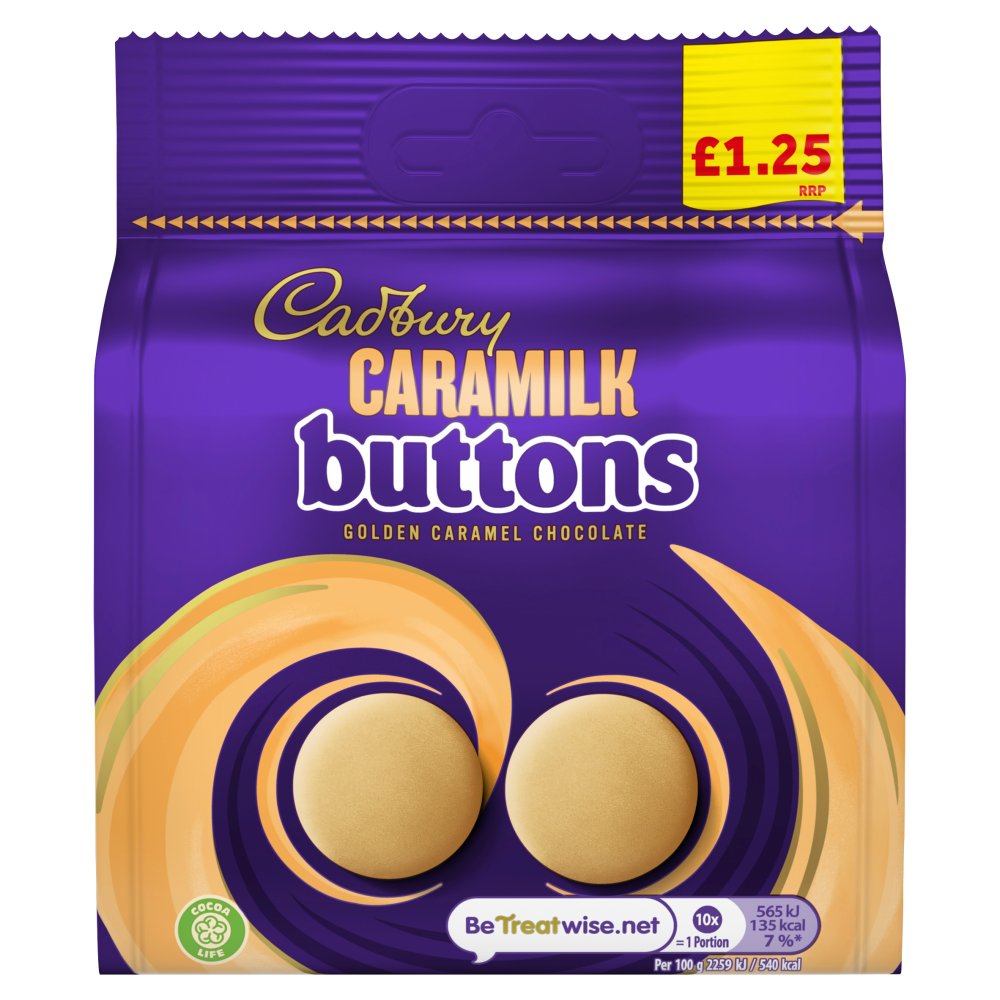 Саdbury Caramilk Buttons Chocolate Bag £1.25 90g