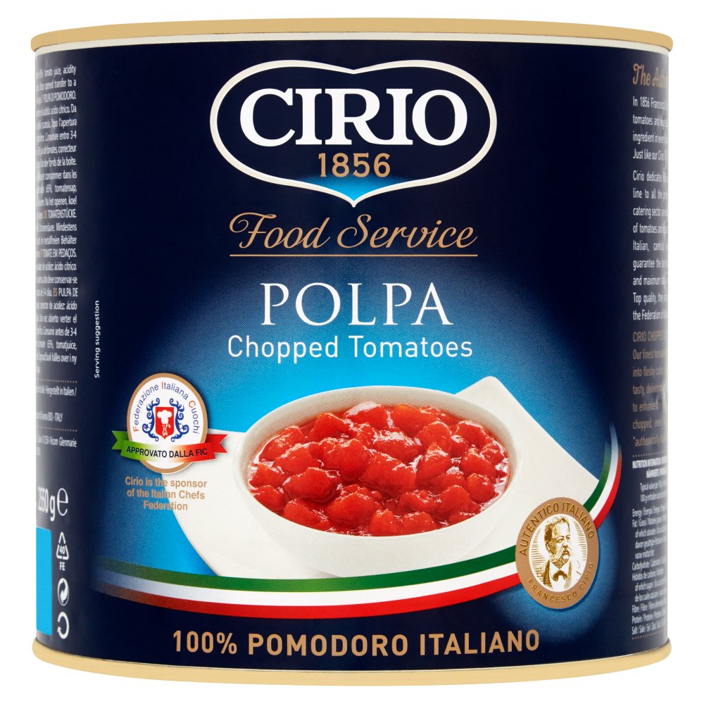 Cirio Polpa Chopped Tomatoes 2500g