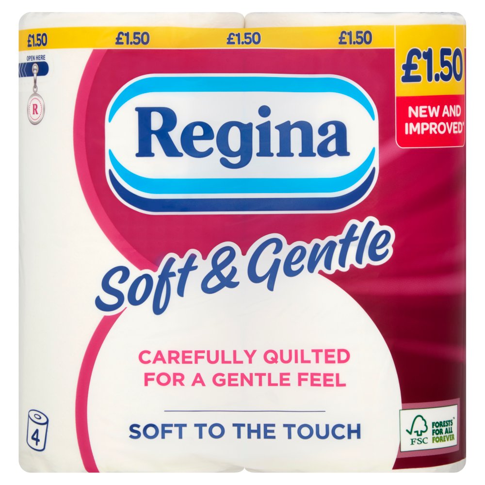 Regina Soft & Gentle 4 Rolls