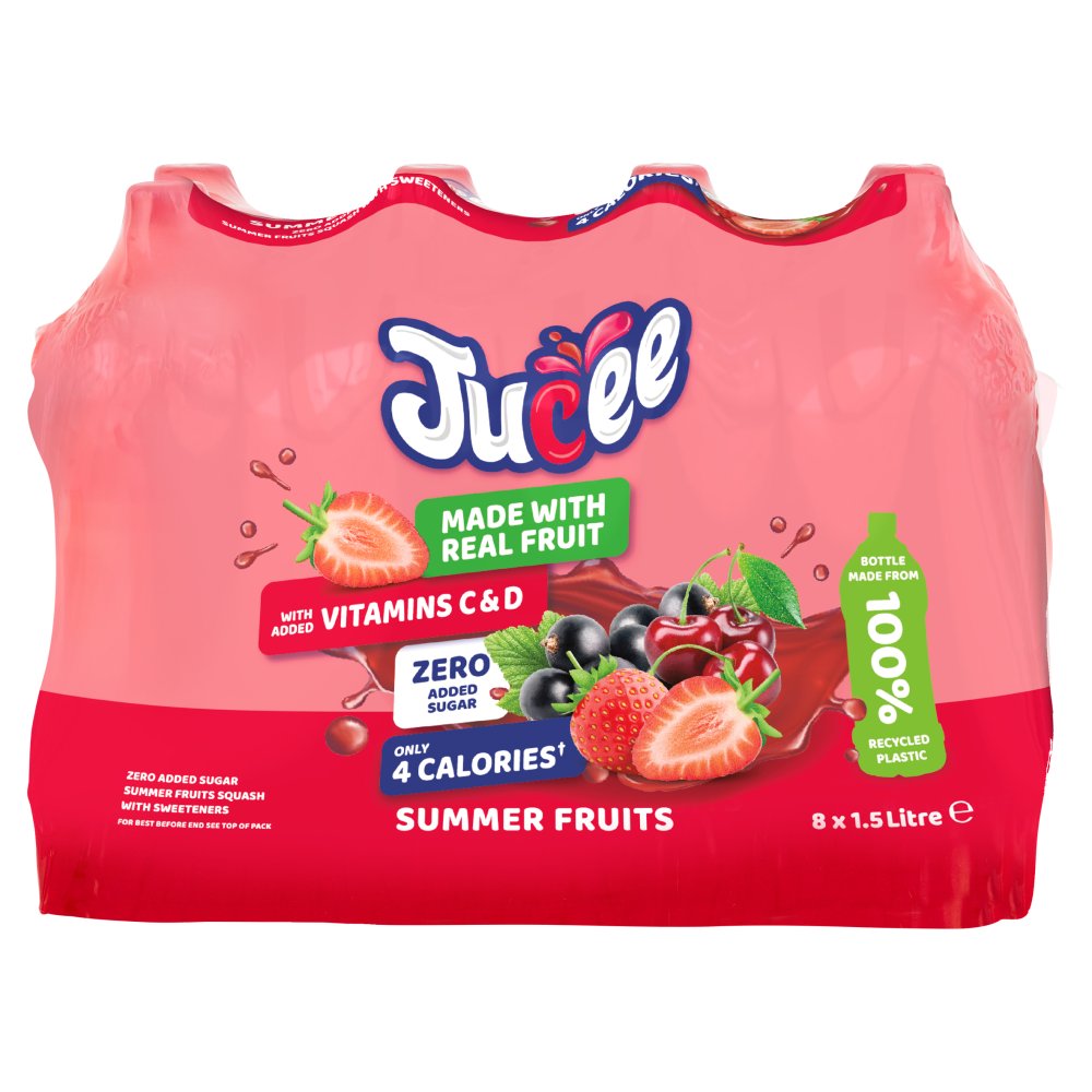 Jucee Summer Fruits 8 x 1.5Litre