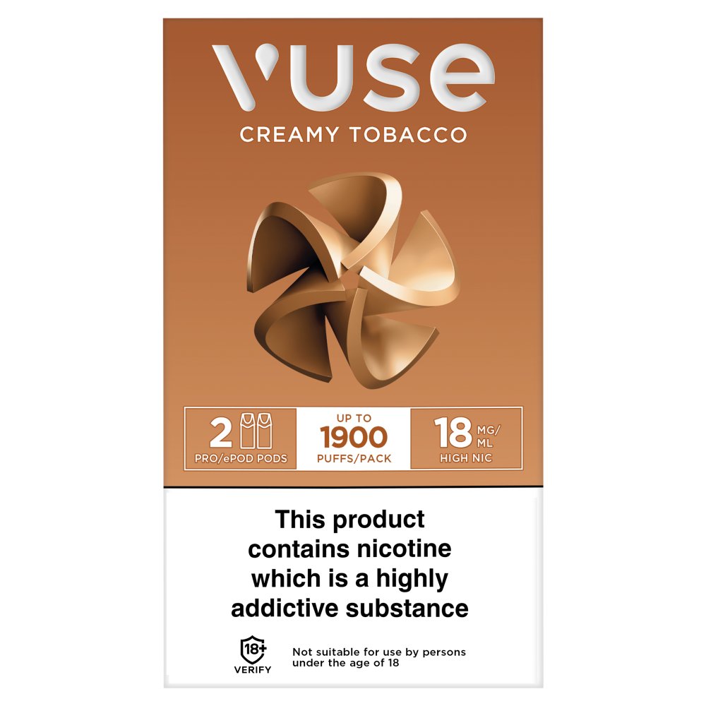 Vuse x2 ePod Creamy Tobacco 18mg/ml