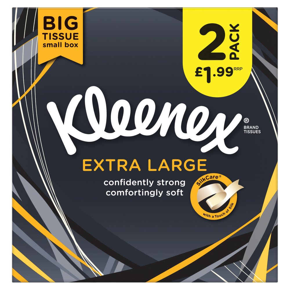 Kleenex® Extra Large Tissues 2 Boxes 6 x Case £1.99 PMP