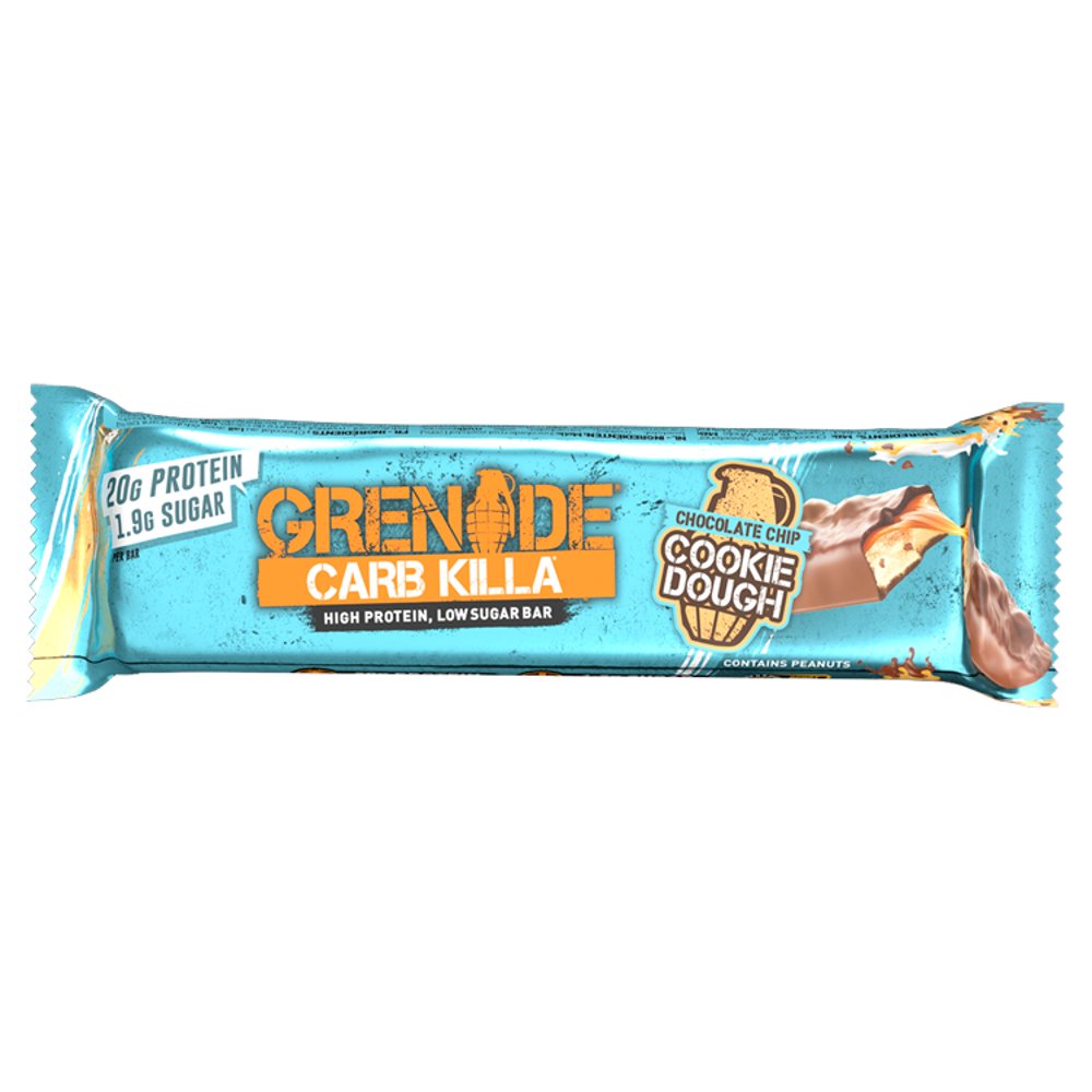 Grenade Carb Killa High Protein Bar Chocolate Chip Cookie Dough 60g