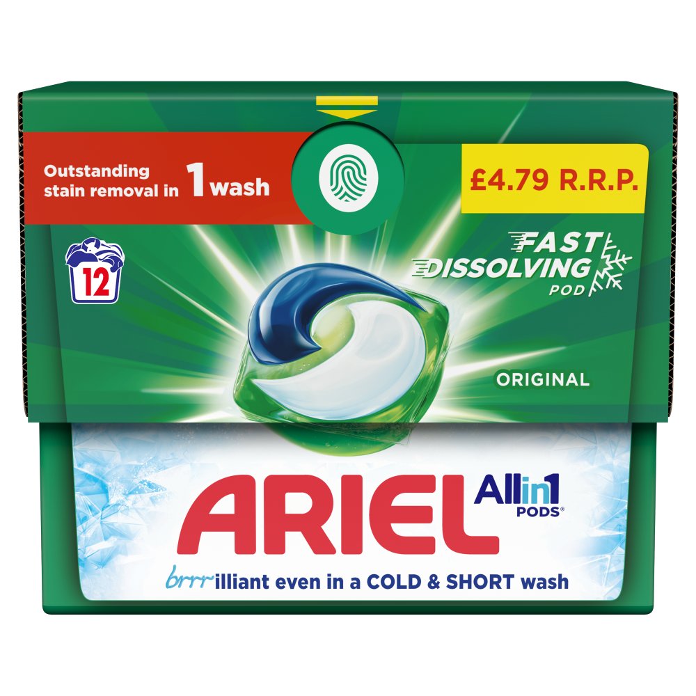Ariel All-in-1 PODS®, Washing Capsules 12