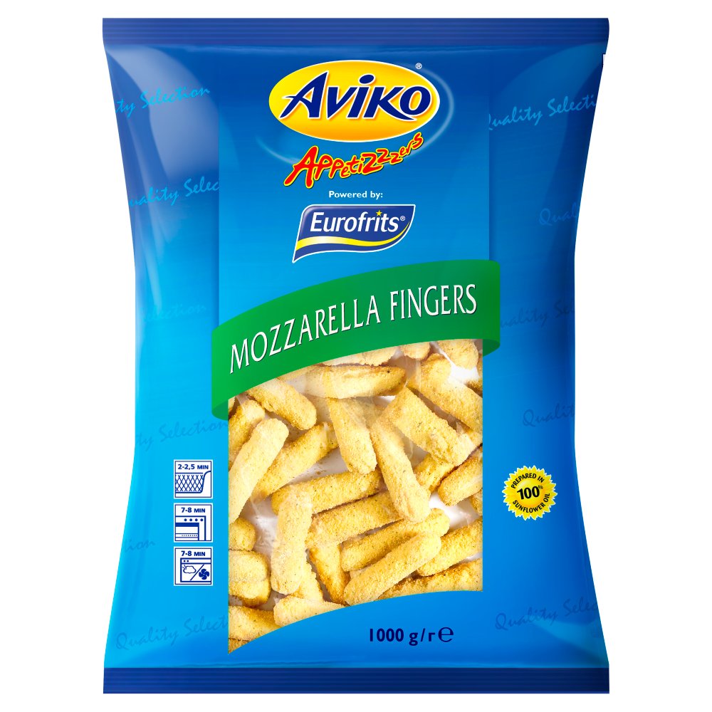 Aviko Appetizzzers Mozzarella Fingers 1000g