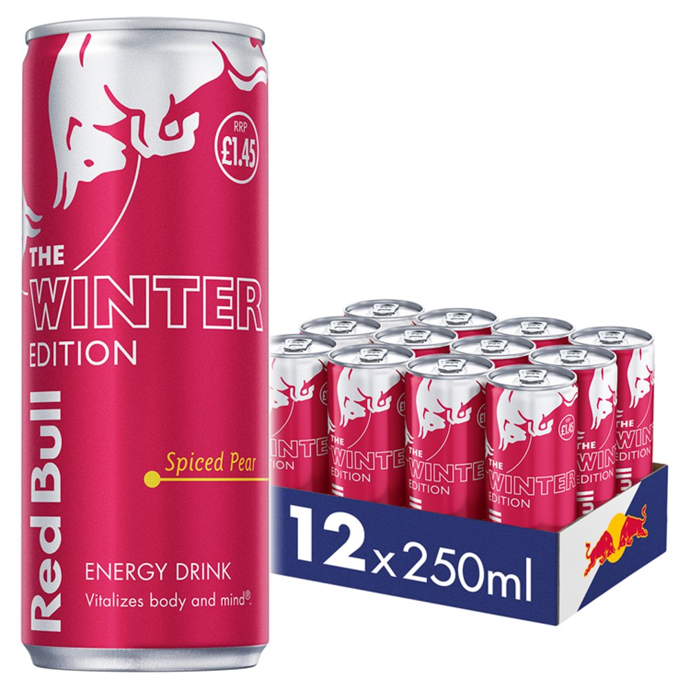 Red Bull Energy Drink Winter Edition Spiced Pear 250ml x12 PM