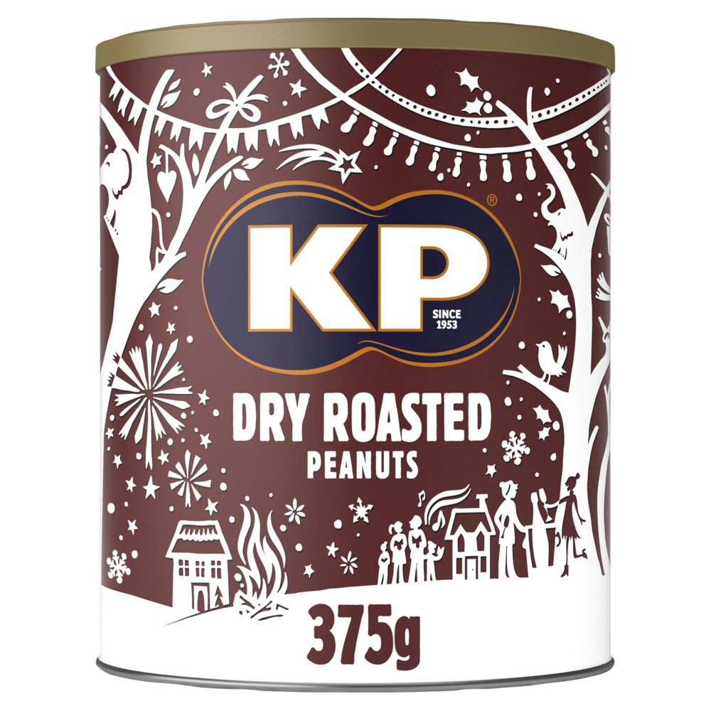 KP Dry Roasted Peanuts Tin 375g