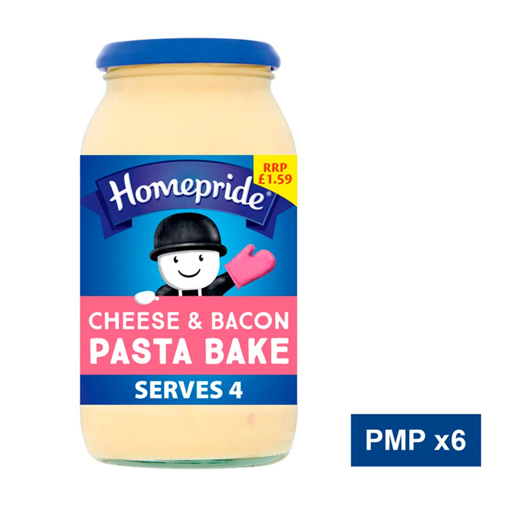 Homepride Cheese & Bacon Pasta Bake Cooking Sauce 450g