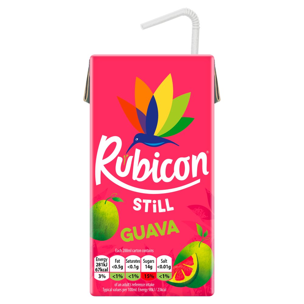 Rubicon Guava Exotic Juice Drink 288ml Carton