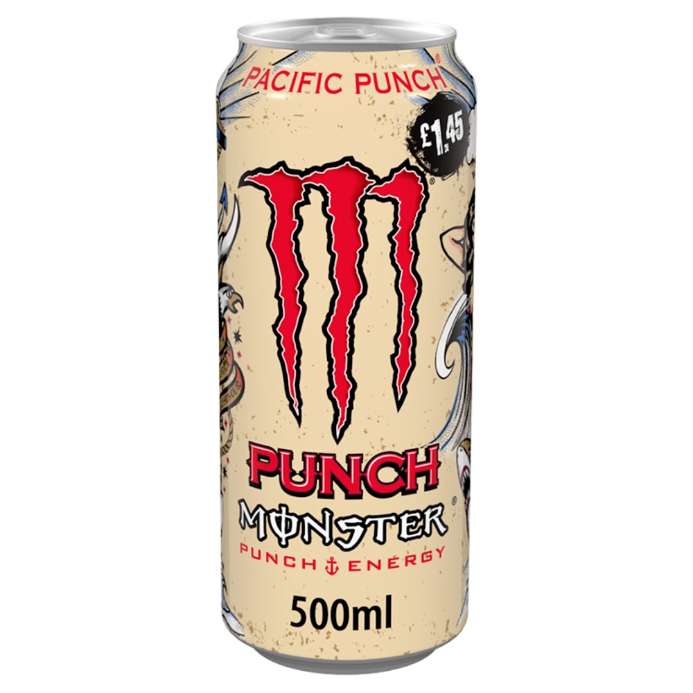 Monster Pacific Punch Energy Drink 12 x 500ml PM £1.45