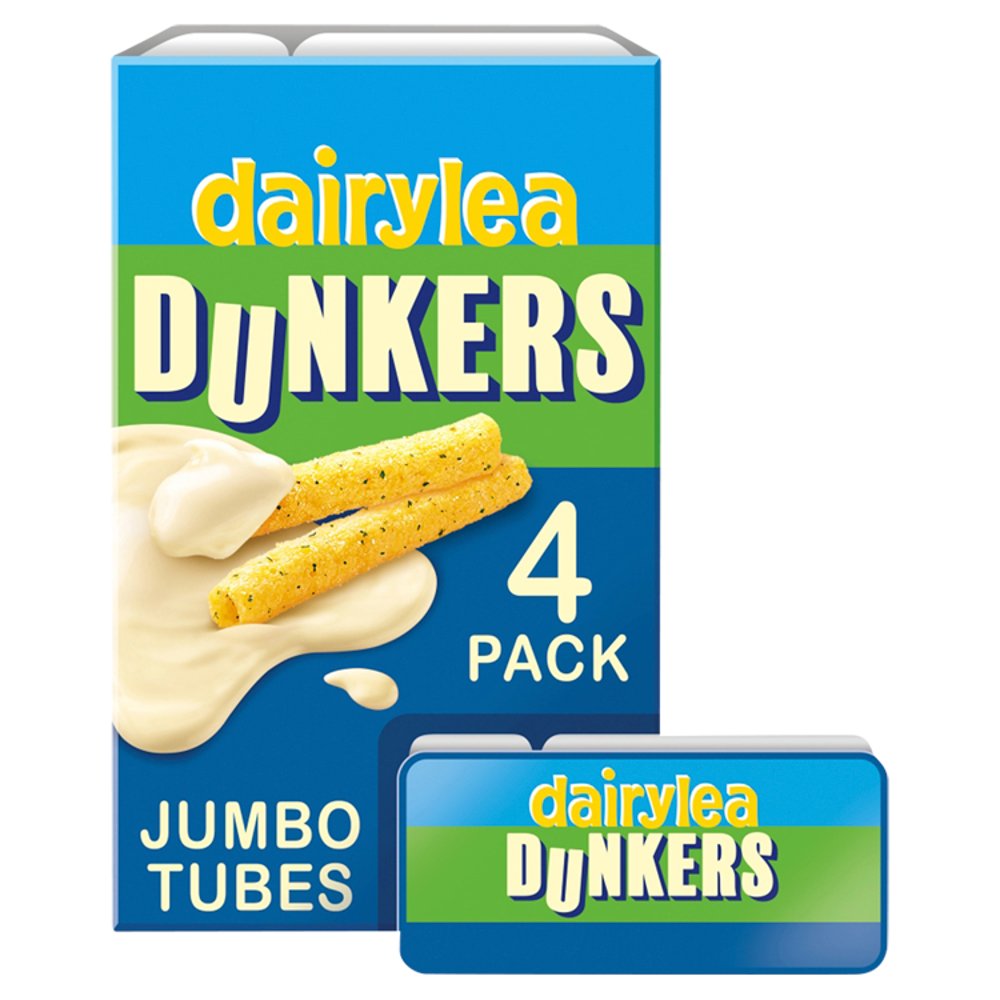 Dairylea Dunkers Jumbo Tubes Cheese Snacks 4 Pack 164g