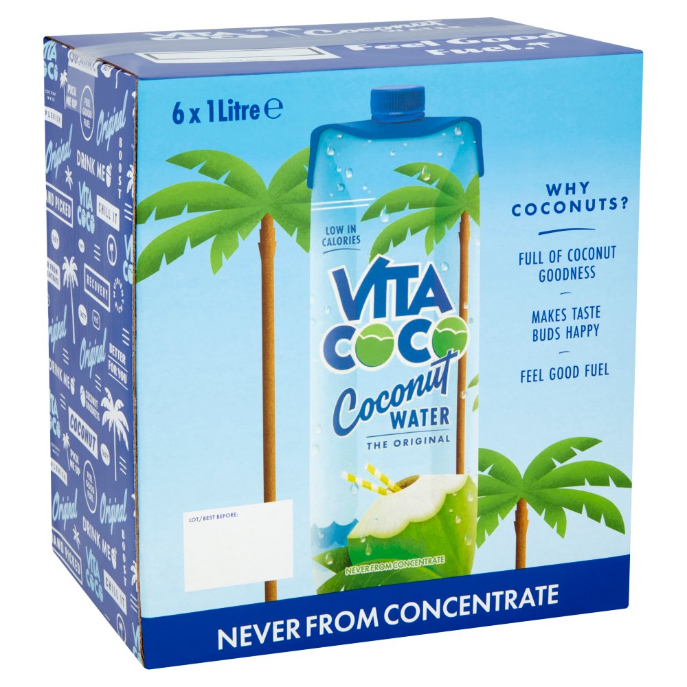 Vita Coco The Original Coconut Water 6 x 1 Litre