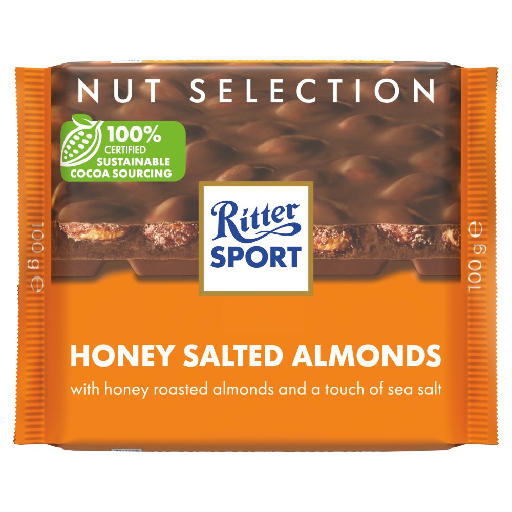 Ritter Sport Nut Selection Honey Salted Almonds 100g