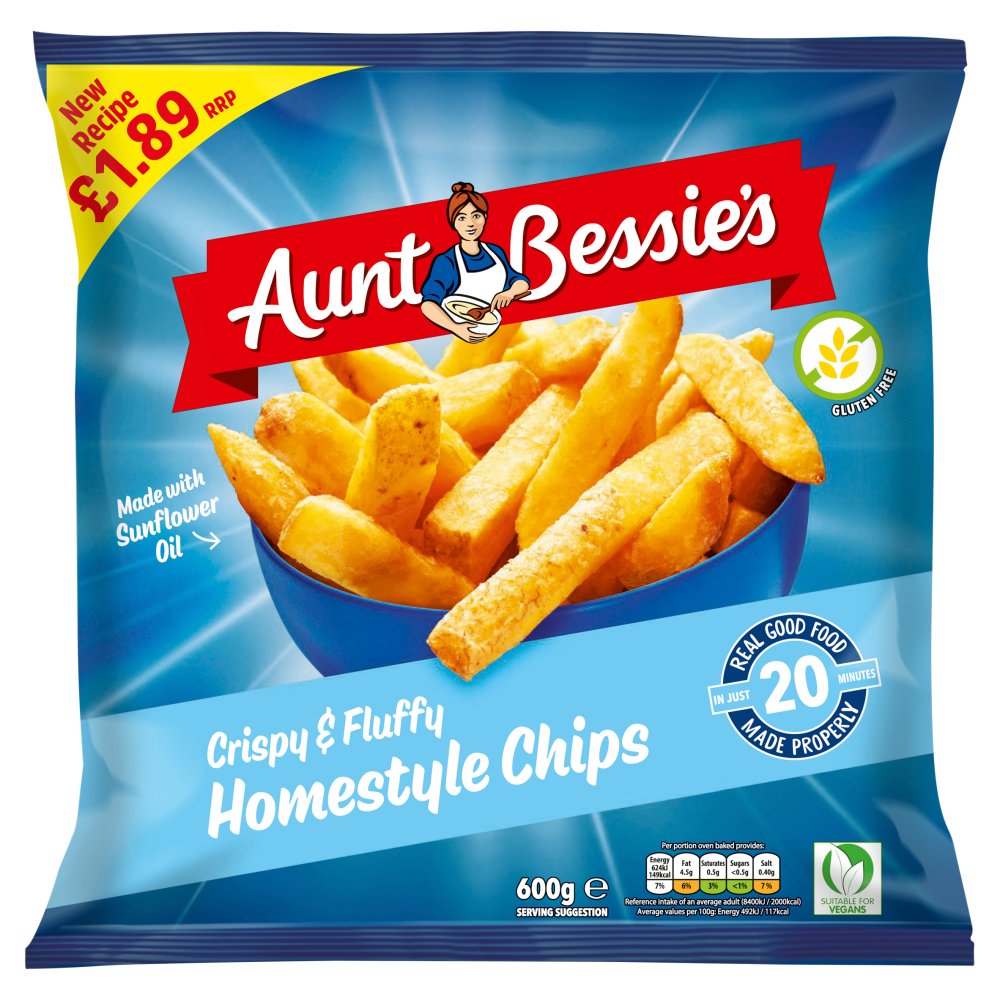 Aunt Bessie's Homestyle Chips 600g