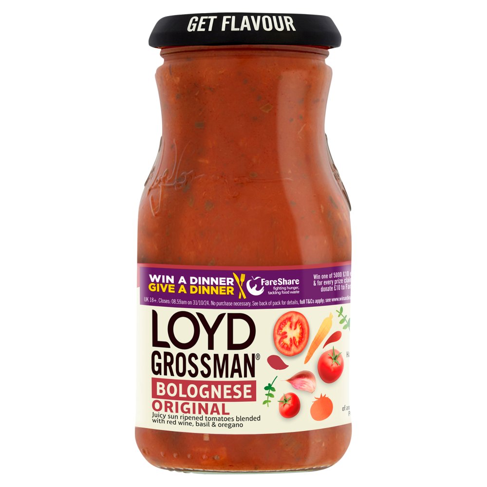Loyd Grossman Bolognese Original Pasta Sauce 350g