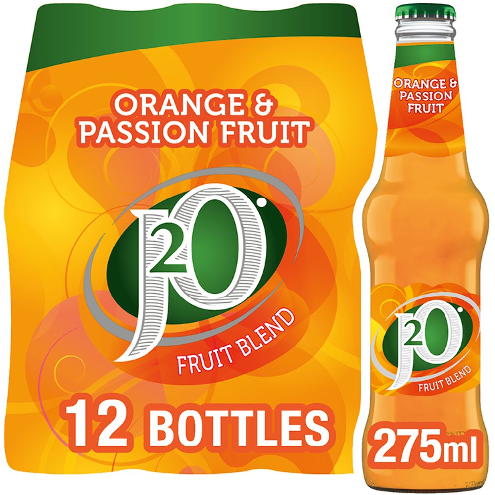 J2O Orange & Passion Fruit 12 x 275ml
