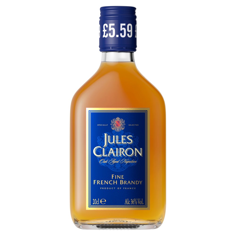 Jules Clairon Napoleon Fine French Brandy 20cl PMP £5.59