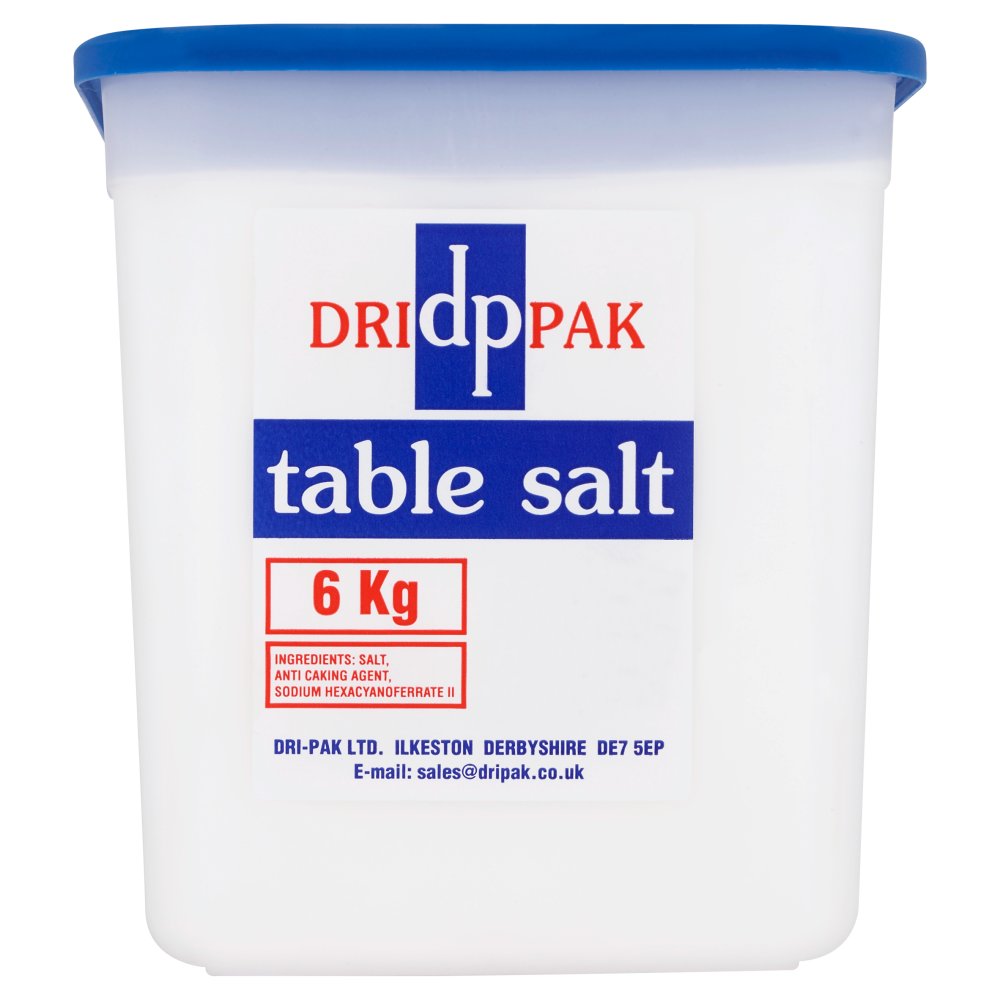 Dri-Pak Table Salt 6kg