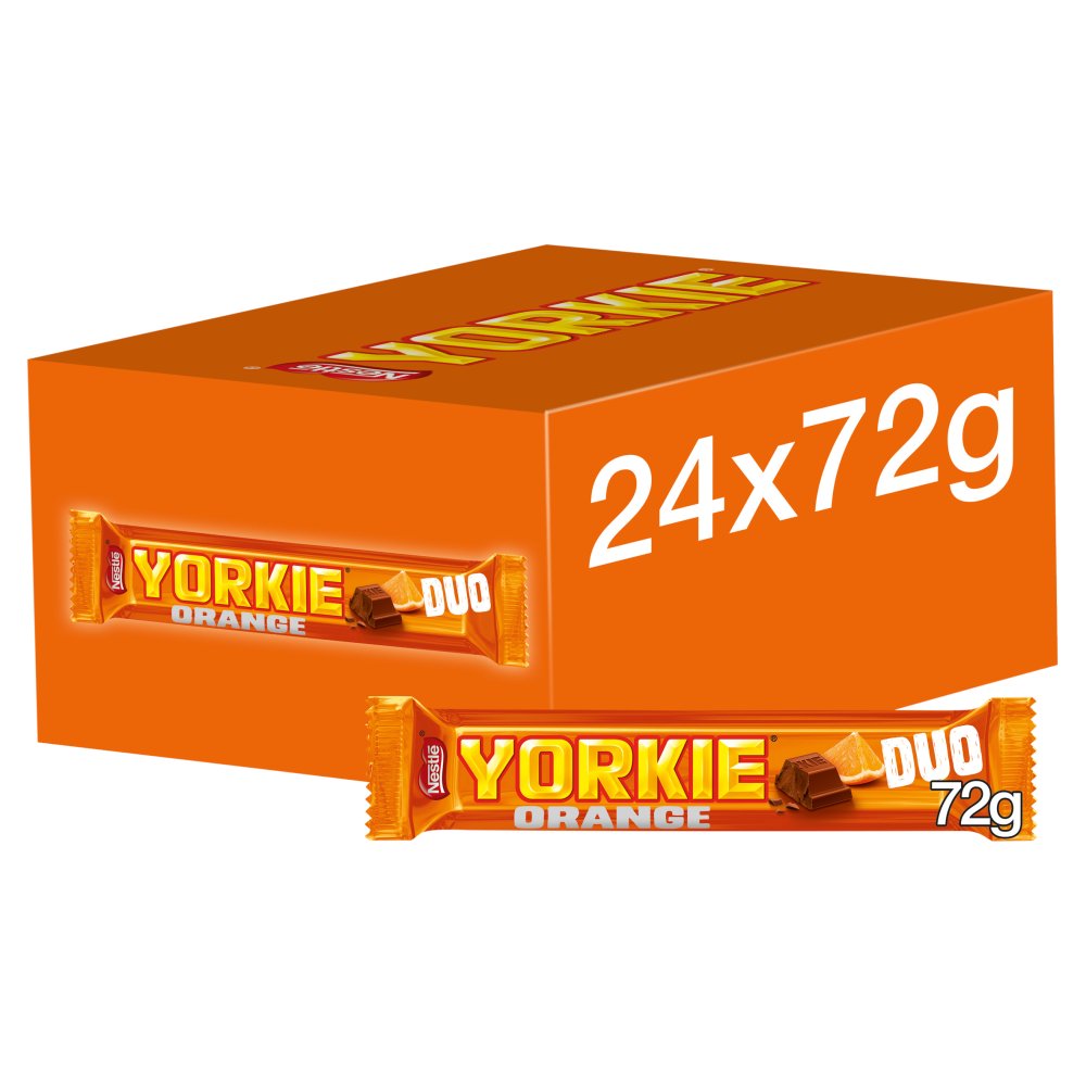 Yorkie Orange Milk Chocolate Duo Bar 72g