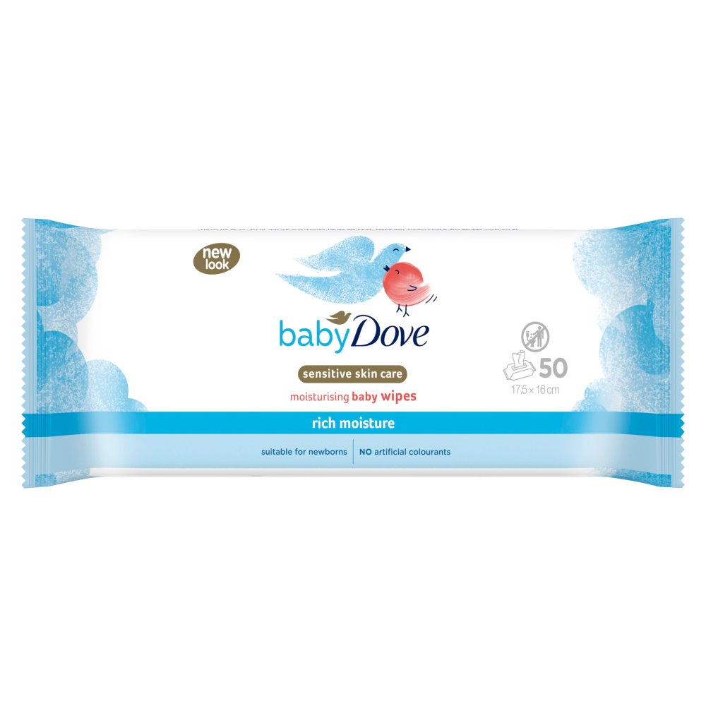 Baby Dove Rich Moisture Wipes 50