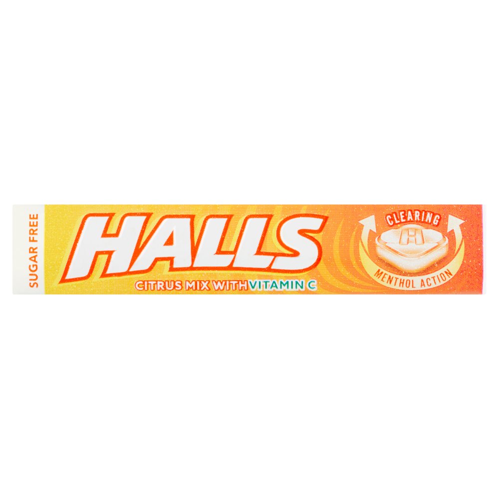 Halls Citrus Sugar Free Sweets 32g
