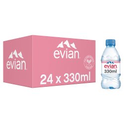 evian Still Natural Mineral Water 24 x 33cl