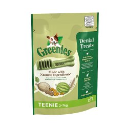 Greenies Original Adult Teenie Dog Treats 11 x Dental Chews 85g