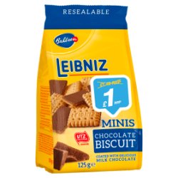 Bahlsen Leibniz Minis Chocolate Biscuit 125g