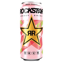 Rockstar Energy Drink Refresh Strawberry & Lime PMP 500ml