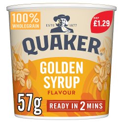 Quaker Oat So Simple Golden Syrup Porridge Pot £1.29 RRP PMP 57g