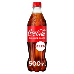 Coca-Cola Original Taste 500ml PM £1.29