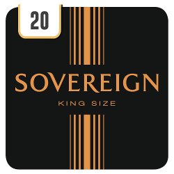 Sovereign Black 20 Cigarettes