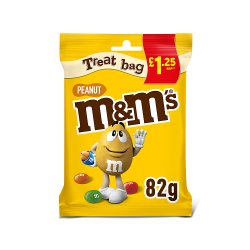 M&M's Crunchy Peanut & Milk Chocolate Bites Treat Bag £1.25 PMP 82g