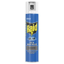 Raid Rapid Action Fly & Wasp Insect Killer 300ml