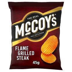  McCoy's Flame Grilled Steak Grab Bag Crisps 45g
