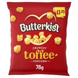 Butterkist Crunchy Toffee Popcorn 78g, £1.25 PMP