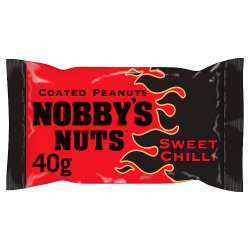 Nobby's Nuts Sweet Chilli Flavour Coated Peanuts 40g