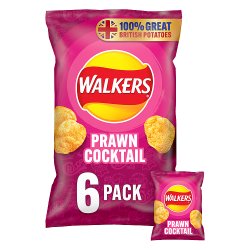 Walkers Prawn Cocktail Multipack Crisps 6 x 25g