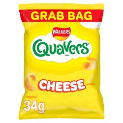 Walkers Quavers Cheese Snacks 34g