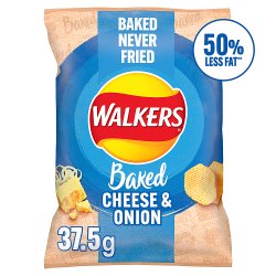 Walkers Oven Baked Cheese & Onion Snacks 37.5g