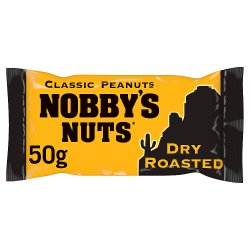 Nobby's Nuts Classic Dry Roasted Peanuts 50g