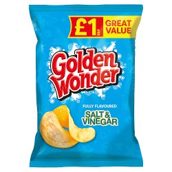 Golden Wonder Fully Flavoured Salt & Vinegar 57g