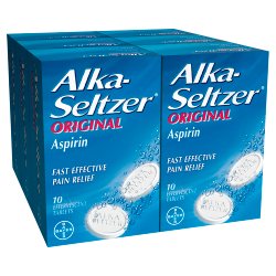 Alka-Seltzer Original Aspirin 10 Effervescent Tablets