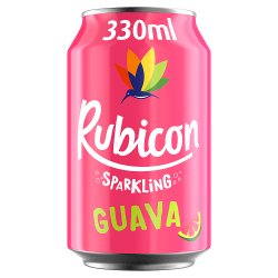 Rubicon Sparkling Guava Juice Soft Drink 330ml