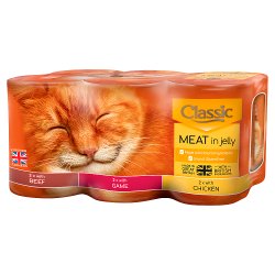 Butcher's Classic Meat in Jelly Wet Cat Food Tins 6 x 400g