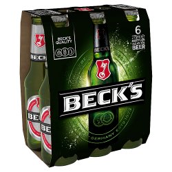 Beck's German Pilsner Beer Bottles 6 x 275ml