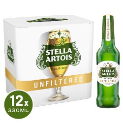 Stella Artois Unfiltered Bottles 12 x 330ml