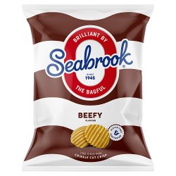 Seabrook Beefy Flavour The Original Crinkle Cut Crisp 31.8g