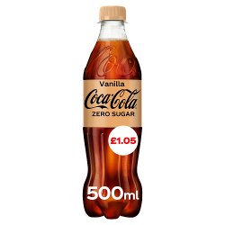 Coca-Cola Zero Sugar Vanilla 12 x 500ml PM £1.05